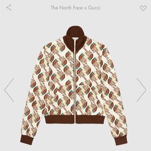 GUCCI X TNF NORTH FACE BOMBER NWT XL RECEIPT